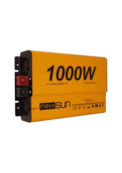 Mexxsun 12v Volt - 1000w Watt Ats Ups Şarjlı Tam Sınüs Inverter Ekranlı
