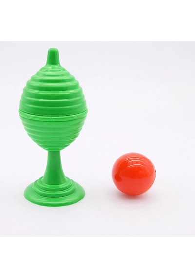 Yeşil Renk Sihirli Kupa Top Kaybetme Oyunu 7 Cm