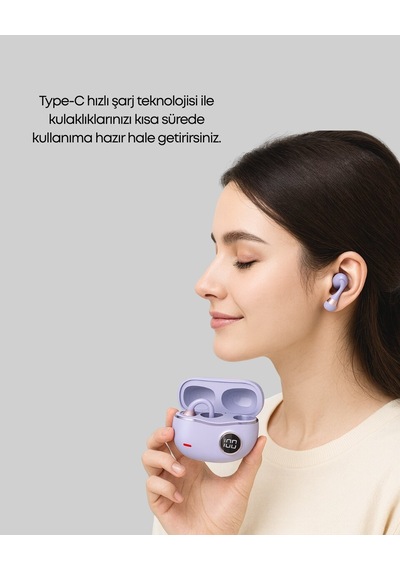 Yxg10 Kablosuz Kulaklık Bluetooth 5.4 Dokunmatik Led Ekranlı Şarj Kutusu Mh-hs2183-8845