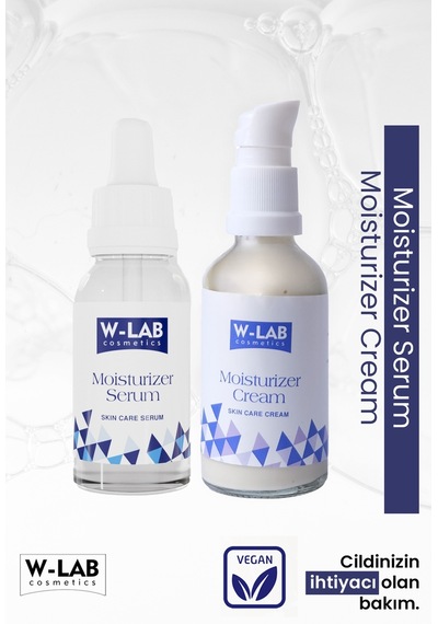 W-Lab Cosmetics Moisturizer Krem + Moisturizer Serum Set