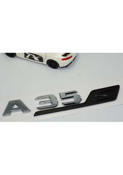 Dk Benz A 35s Bagaj Siyah Krom Abs 3m 3d Yazı Logo