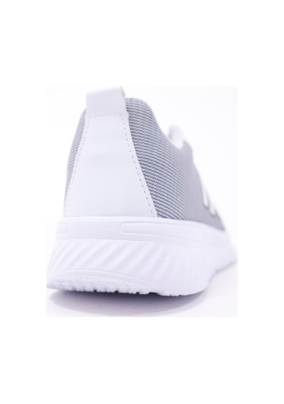 Dijital Baskılı Unisex Gri Sneaker - Beyaz Desenli Günlük Ayakkabı Gri-beyaz