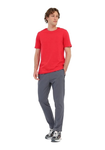 Lumberjack Ct102 0 Yaka Erkek Tshirt - Kirmizi