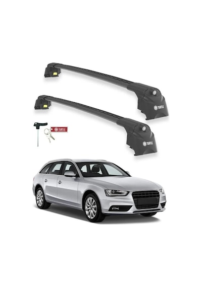Turtle Audi A4 Avant B8 2008-2015 Ara Atkı Air2 Siyah