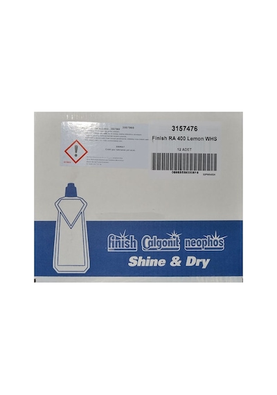 Finish Bulaşık Makinesi Parlatıcı 400 Ml Limon 20'li Paket
