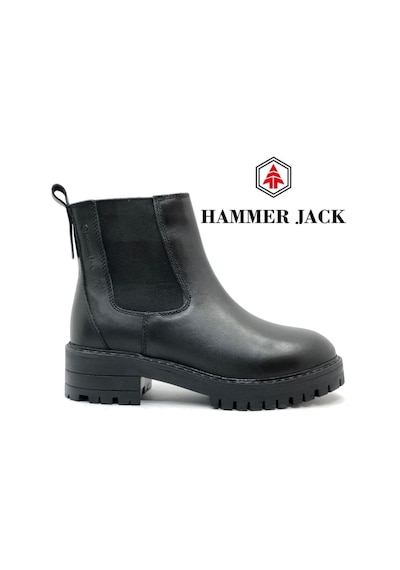 Hammer Jack 102-24615-z Patricıa Hakiki Deri Postal Kadın Bot Siyah