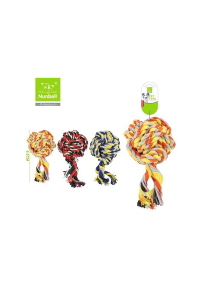 Nunbell Köpek DişTopu S 6,5 Cm Çok Renkli