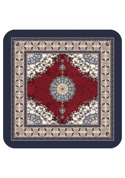 Bordo Modern Klasik Banyo Halısı Klozet Paspas Seti Bs279n11