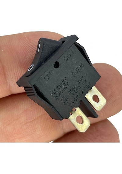 Ic-117a Mini Dar Işıksız Anahtar On-off 2p