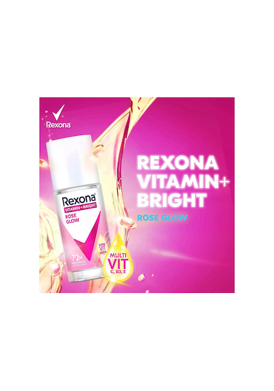 Vitamin Bright Kadın Roll On Deodorant Rose Glow 45 Ml X2