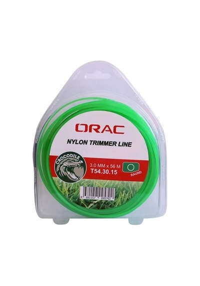 Orac Tırpan Misinası Yuvarlak 3.0 Mm 56 Mt Crocodile Yeşil