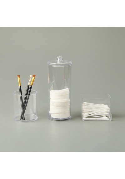 Living 3 Lü Organizer Seti - Şeffaf