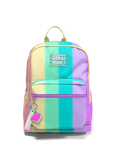 Coral High Renkli Çizgili Desenli Okul Sırt Çantası 23630