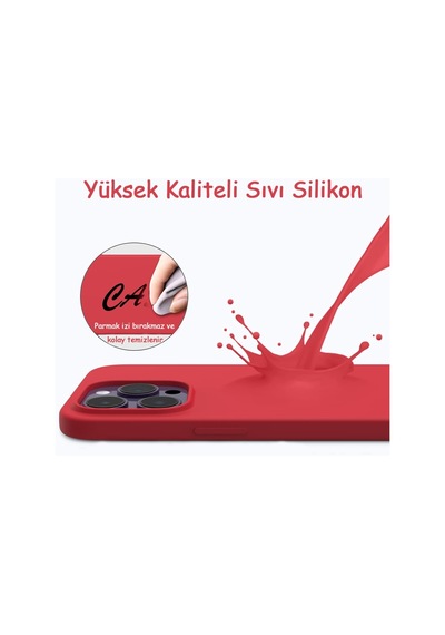 Apple Uyumlu iPhone 14 Pro Max Kılıf Kamera Lensli Lansman Silikon Kapak