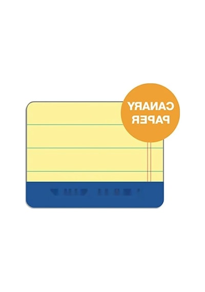 Yasal Yazma Pedleri - 20,8 Cm X 25,08 Cm, Kanarya Kağıdı, 50 Yapraklı, 3'lü Paket