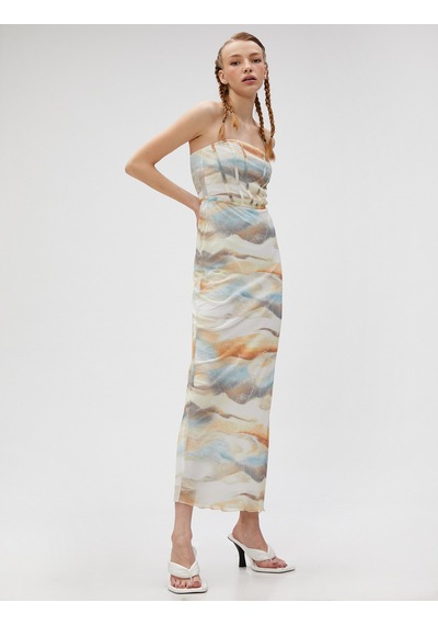 Koton Dresses-haki Desenli