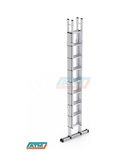 3*4=12+2=14 MT 65X25 ÇİFT SÜRGÜLÜ MERDİVEN