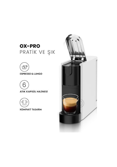 Omnex Ox-pro Espresso Makinesi Ve Kapsül Kahve Makinesi