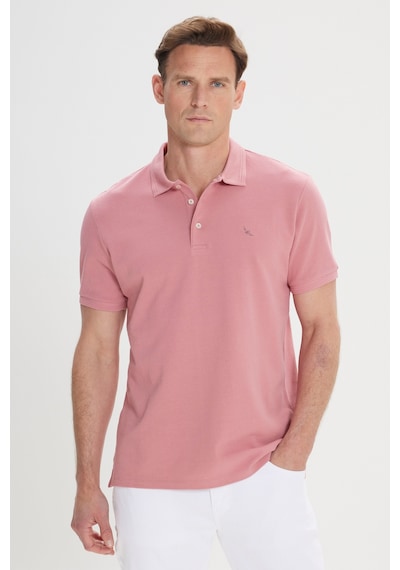 AC&Co / Altınyıldız Classics Erkek Gul Kurusu Slim Fit Dar Kesim Polo Yaka %100 Pamuk Kısa Kollu Tişört Gul Kurusu AC&Co / Altınyıldız Classics Erkek Gul Kurusu Slim Fit Dar Kesim Polo Yaka %100 Pamuk Kısa Kollu Tişört Gul Kurusu