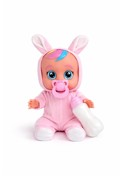 Ağlayan Ve Konuşan Et Bebek 20 Cm Su İçen Bebek Oyuncağı 3+ Yaş Gül Pembe