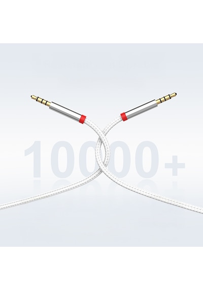 Lexroo Au-708 Örgü Tasarımlı Aux Audio Kablo 3.5mm 3m - Siyah