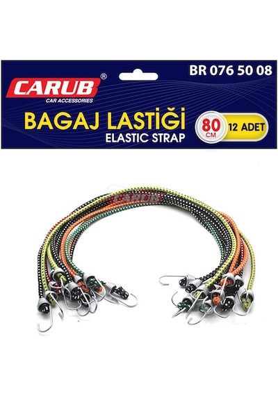 Bagaj Lastiği Ahtapot Lastik 80 180 Cm 12 Adet