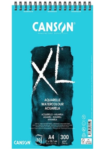 Canson Xl Suluboya Defteri A4 300 G Çok Renkli