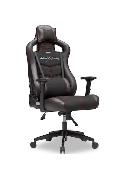 Meltem Kids Gaming Siyah-kırmızı Keten Oyuncu Koltuğu