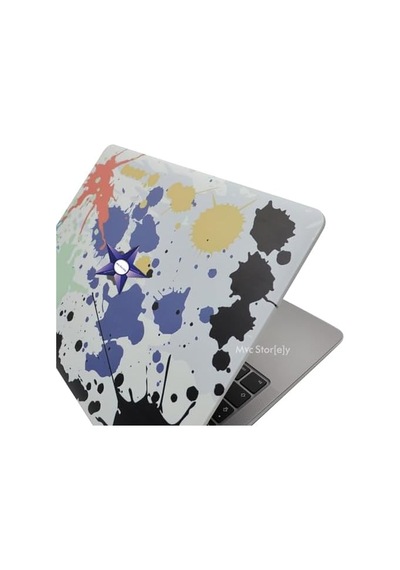 Macbook Pro 13 Renkli Desenli Kılıf A1706 A1989 A2159 A2251 A2289 A2338 M1 M2 Uyumlu İnce Hafif Sert Kapak Koruyucu Kılıf Karışık