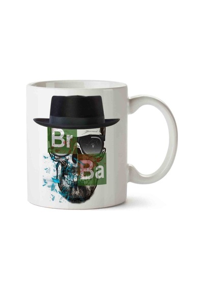 Breaking Bad Kimya Porselen Kupa Bardak Beyaz