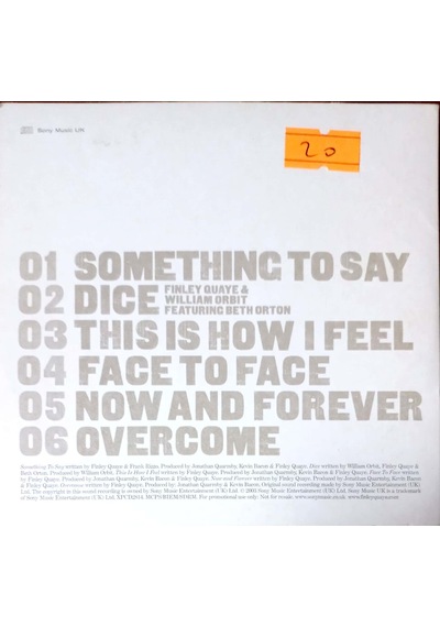 Plak Değildir Cd Dir Cd Finley Quaye- Much More Than Muchlove C