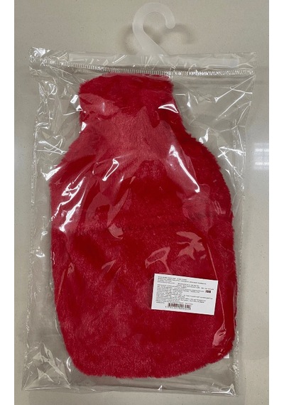 Bosphorus Cepli Kırmızı Peluş Sıcak Su Torbası 1500 ML