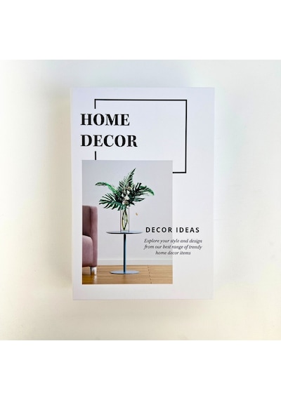 Bak Gel Al Kitap Görünümlü Dekoratif Kutu, Iskandinav Tarzı Gizli Saklama Kutusu Home Decor