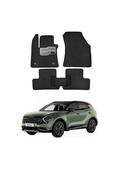 Kia Sportage 2021 Ve Sonrası Araca Özel Yeni Nesil Oto Paspas Siyah