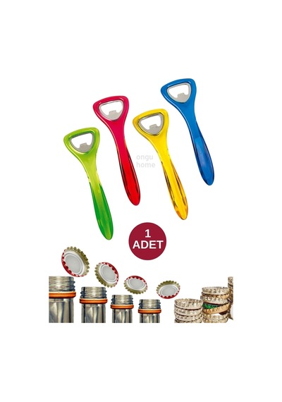Pratik Şişe Açacak Gazoz Soda Şişe Açacağı Beyaz Diğer