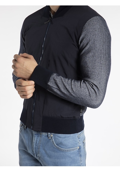 Zegna Erkek Mont Zg96N048 Lacivert-Gri Lacivert - Gri