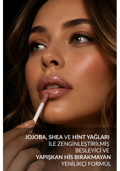 Amour Amour 3d Hydra Nemlendirici Dudak Parlatıcısı Işıltılı & Hacim Veren Lip Gloss 44 Disruptive Brown
