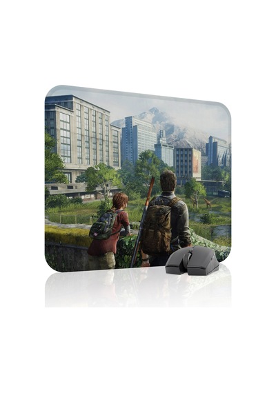 The Last Of Us Kaymaz Dikişli Kauçuk Oyuncu Mousepad V5 - 48x40 Xl Gaming Mouse Pad Fare Altlığı