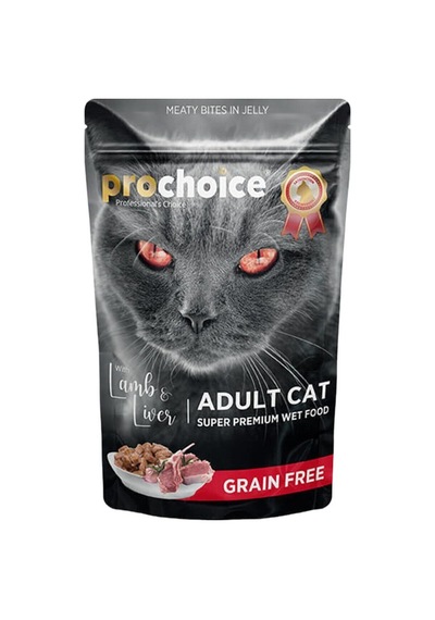 Pro Choice Tahılsız Kuzu Ve Ciğerli Yetişkin Kedi Konservesi 85 Gr
