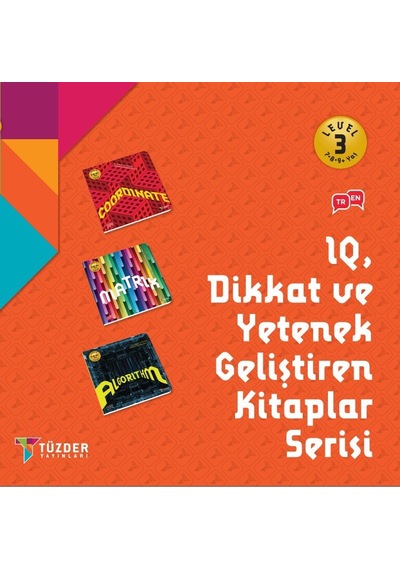 Level-3 7-9+ Yaş / Iq Dikkat ve Yetenek Geliştiren Kitaplar