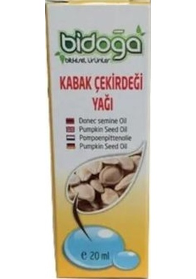 Bidoğa Kabak Çekirdeği Yağı 20 ML