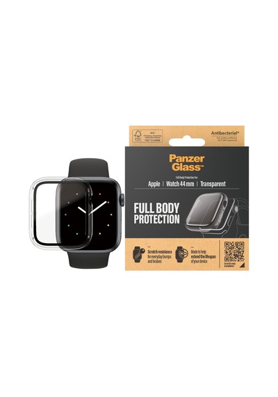 Apple Uyumlu Watch  4 5 6 Se 44mm Şeffaf Full Body Çerçeveli Ekran Koruyucu