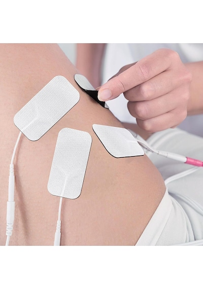 TıpTeknikMarket 5 Paket, 20 Adet Tens Elektrod Pedi 5x9 cm Extra güçlendirilmiş yapışkanlı Kumaş yüzey