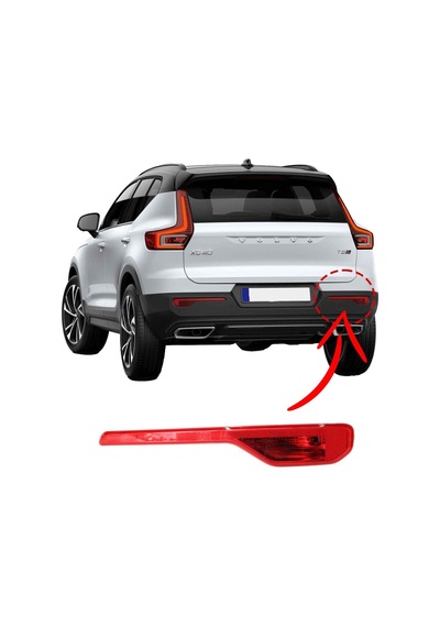 Volvo Xc40 Sağ Arka Tampon Reflektörü Sis Farı Duy Ve Ampulü 2017-2025