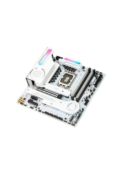 Maxsun Icraft B760m Cross Lga1700 Ddr5 6400 Mhz M.2 Hdmı Wıfı Matx Intel Anakart Beyaz Renk