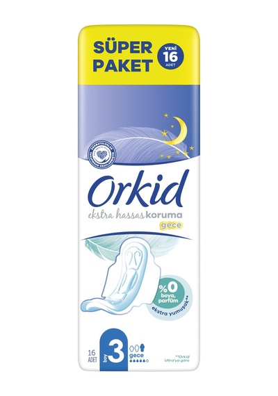 Orkid Ekstra Hassas Uzun Ekstra 16'lı - 8 Adet Tarı