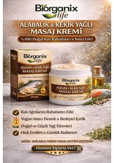 Life Çörekotu & Yağlı Masaj Kremi 210 Ml Yoğun Rahatlatıcı & Besleyici Bakım