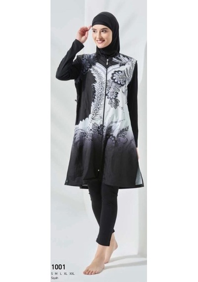 Seamay 1001 Siyah Tesettür Mayo