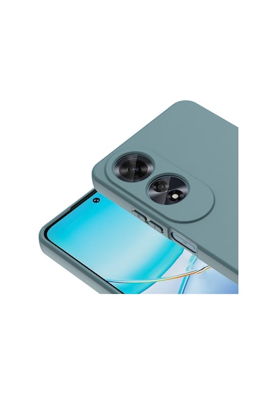 Oppo A60 Kılıf Yumuşak Silikon Kamera Korumalı Lansman Pazarplus Lacivert