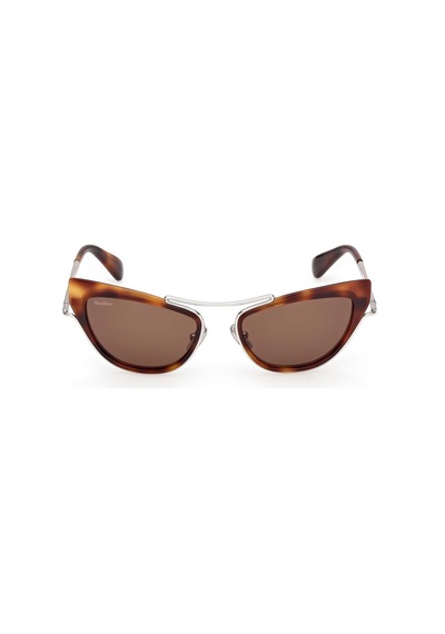 Maxmara Mm0172 52e Kadın Güneş Gözlüğü Kahverengi